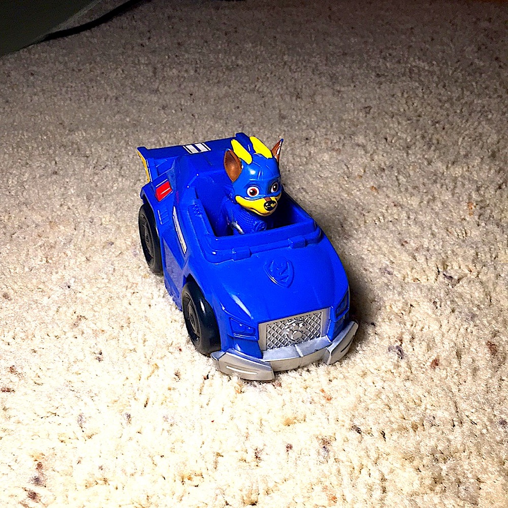 Paw patrol mighty pups chase and vehicle